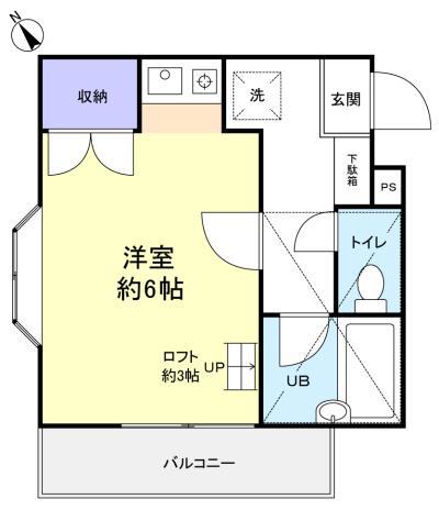 ロフティーフラワー１号館 201の写真