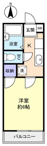 ｂ’ＣＡＳＡ薬園台ｒｅ－ｂｏｒｎ 202の写真