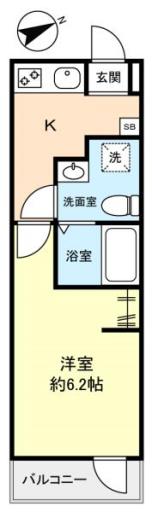 仮）ルレーブ北習志野 203の写真