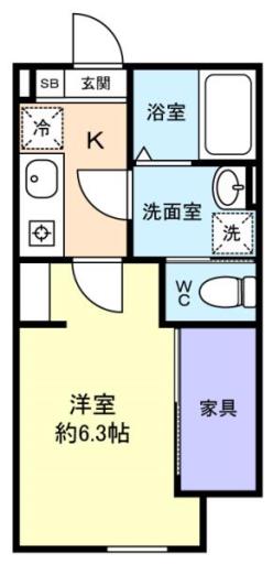 ＫＥＩＡＩ ＲＥＳＩＤＥＮＣＥ北習志野Ⅲ 101の写真