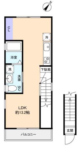 ルーツ壱番館 201の写真