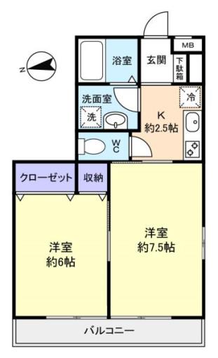 Ｓｕｎ Ｈｅｉｇｈｔｓ（サンハイツ） 301の写真