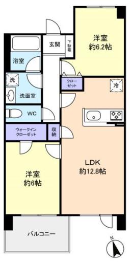 ベルヴュコート津田沼 607の写真
