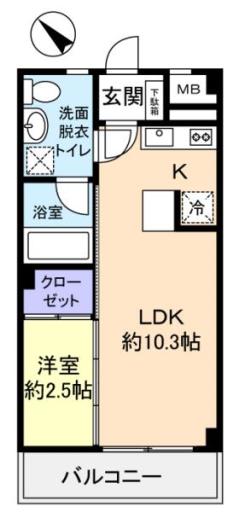 ティアラ緑が丘Ⅱ 102の写真