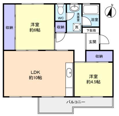 習志野台団地１２街区８号棟 504の写真