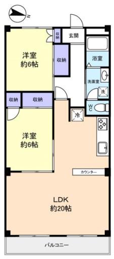 京成サンコーポ勝田台Ｅ棟 202の写真