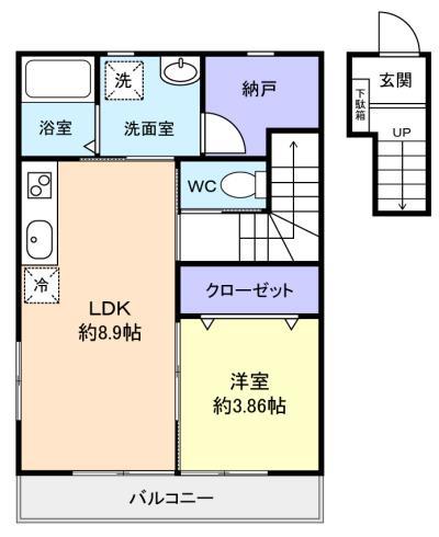 ルーツ２１番館 202の写真