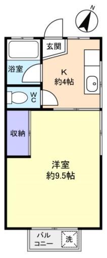 山和マンション 402の写真