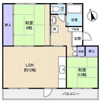 高津団地６街区１６棟 206の写真