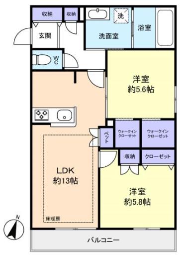Ｃｈｏｕｅｔｔｅ Ｍａｉｓｏｎ（シュエットメゾン） 202の写真