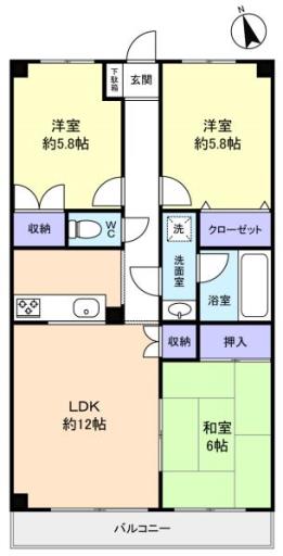 メゾンドソレイユ 402の写真