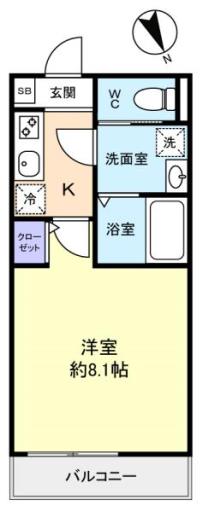 ＧＲＡＤＵＳ津田沼 201の写真