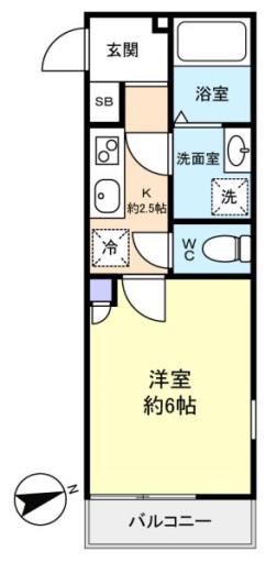 フローリッシュ津田沼Ⅲ 203の写真