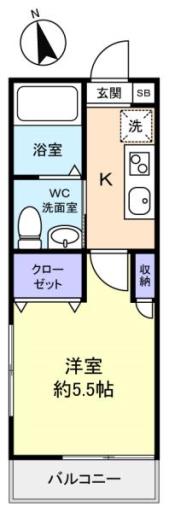 フォルトゥーナ津田沼 101の写真