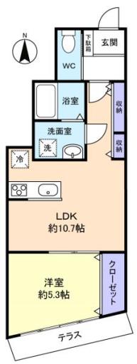 グランラシュレ薬園台 103の写真