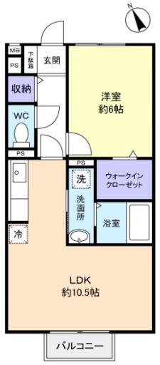 エスポワール緑が丘 105の写真