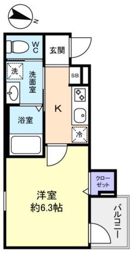 Ｌａ Ｖｅｒｉｔａ薬園台 203の写真