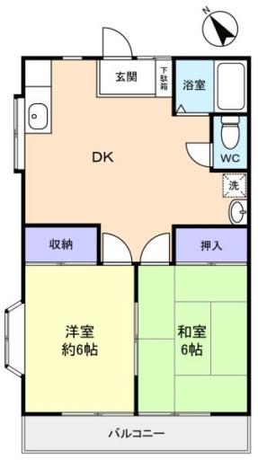 作新台ハイツ小山７号館 201の写真